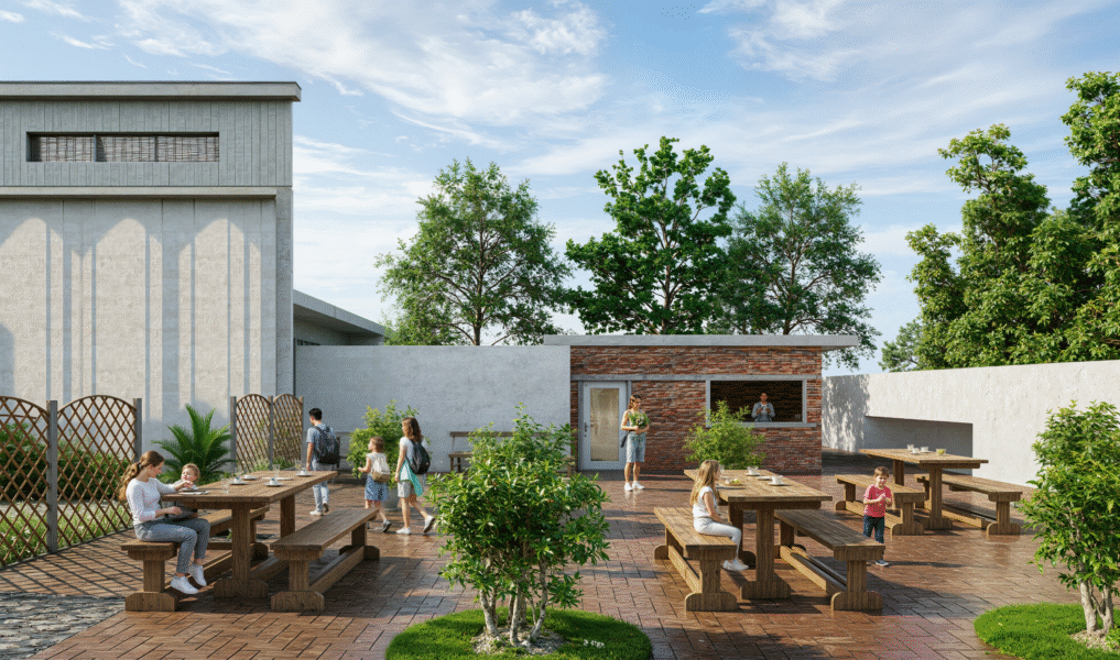 NIRMALA BHAVAN SCHOOL CANTEEN MODEL VIEW
